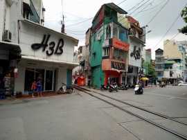 Bahngleise Old Quarter Hanoi